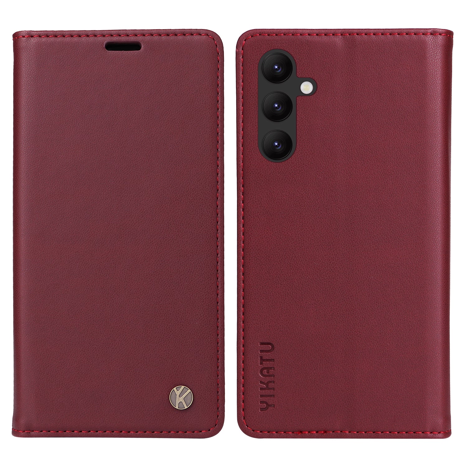 YIKATU YK-001 til Samsung Galaxy A24 4G PU læder flip cover pungtelefon etui med stativ YIKATU YK-001 til Samsung Galaxy A24 4G PU læder flip cover pungtelefon etui med stativ